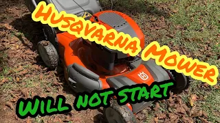 Fixing a Husqvarna Lawn Mower That Won’t Start