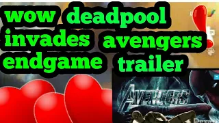 REACTION Deadpool invades avengers endgame trailer