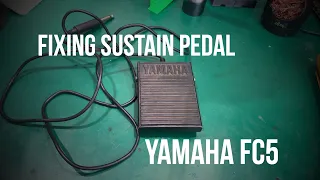 Diagnosing and fixing Yamaha (keyboard) FC5 sustain pedal / foot switch