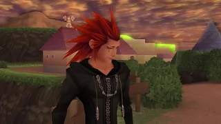 Kingdom Hearts II Final Mix Theater Mode Scene 114- On Sunset Hill