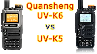 Quansheng UV-K6 vs UV-K5