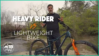 HEAVY RIDER vs LIGHTWEIGHT BIKE, can it still be fun? Fezzari Signal Peak Review