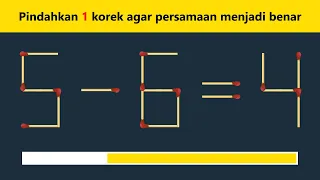 Teka-teki Pindahkan Korek Api #1