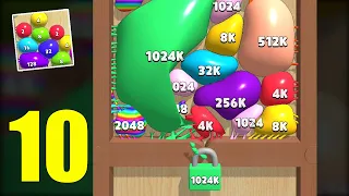 Blob Merge 3D: [unlock 1024K] level 174 to level 198