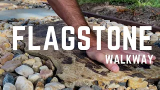 How to Build A Flagstone Walkway (without concrete)