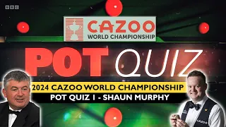 POT QUIZ EPISODE 1: SHAUN MURPHY | BBC World Snooker Championship 2024
