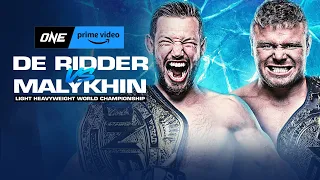 ONE ON PRIME VIDEO 5  DE RIDDER VS  MALYKHIN | PRESS CONFERENCE & PREVIEW