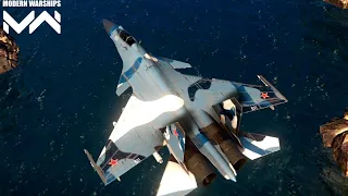 Modern Warships: Su-37 Terminator Damage Test | Alpha Test Update