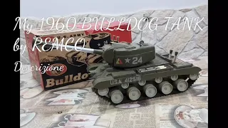 1960 REMCO U.S. ARMY BULLDOG TANK - BATTERY OPERATED VINTAGE TOY