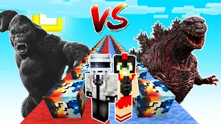 ¡DESAFIO DE LOS LUCKY BLOCKS DE GODZILLA VS KING KONG! 😱 - MINECRAFT