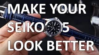 Make Your Seiko 5 Look Better With Simple Things (Straps, etc) - SNKK87, SNKL07, SNZH53K1, SNKM65