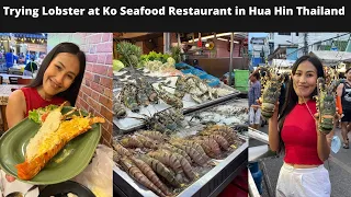 Lobster for dinner at Ko Seafood in Hua Hin Thailand ~ Restaurant Review