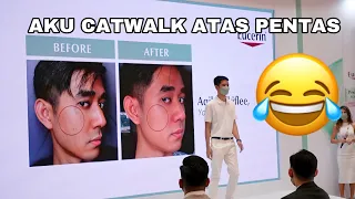 AKU CATWALK ATAS PENTAS 😂 NASIB TAK TERGOLEK 🤣