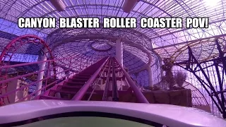 Canyon Blaster Roller Coaster POV Adventuredome Las Vegas