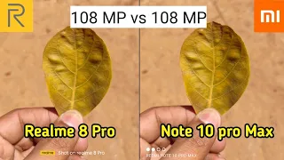 Realme 8 Pro vs Note 10 Pro Max Camera comparison | realme 8 Pro vs Note 10 pro max | Tech 4 camera