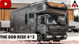 The SOD RISE 4×2 | 950 |Motorhome |  with a Rooftop Terrace | Based on the Mercedes-Benz Atego |