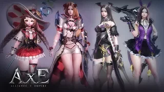 AxE - New Costume Feature (Female Preview) - PVP Weapons - Android on PC - Mobile - F2P - KR