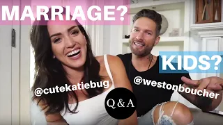 COUPLES Q & A : You Asked. We Answered! – Weston Bouchér & Katie Corio aka "cutekatiebug"