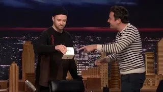 Justin Timberlake crashes Jimmy Fallon's rehearsal