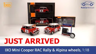 IXO Just arrived 1:18 - Mini Cooper RAC Rally & Alpina wheels