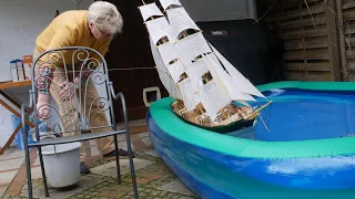 The Barque NUERNBERG - Ballast and Trim