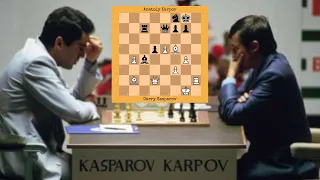 Garry Kasparov beats Anatoly Karpov after 102 moves | World Championship Match, 1990 #chess