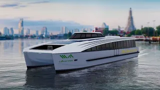 Thailand’s first fleet of fully-electric passenger ferries hits the water