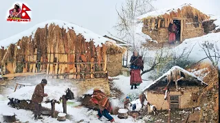 This is Himalayan Village Life In Nepal |Heavy Snow Fall in Mountain Nepali Village| TheVillageNepal