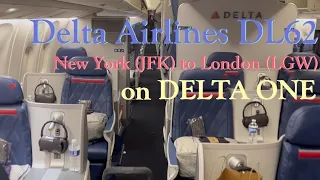 Trip Report: Delta DL62 from New York (JFK) to London-Gatwick (LGW) on Delta ONE Business Class