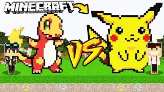 ZAMEK PIKACHU VS ZAMEK CHARMANDER POKÉMON W MINECRAFT!