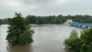 Hochwasser in Wehr Mülheim an der Ruhr