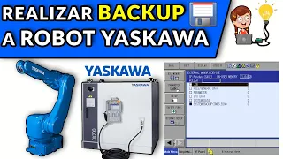 🔵✅MAKE BACKUP TO YASKAWA ROBOT DX200 CONTROLLER