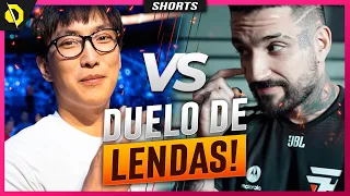 o DIA que BRTT enfrentou DOUBLELIFT no X1! #shorts