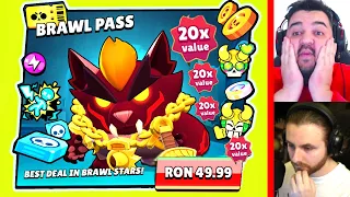 Primul YOUTUBER ce deblocheaza Noul PASS PLUS cu SKIN pe Brawl Stars!