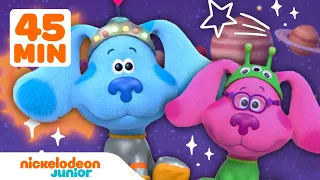 Blue et ses amis | 45 MINUTES de costumes de Blue ! 💥  | Nickelodeon Jr. France