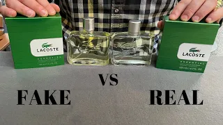 Fake vs Real Lacoste Essential Perfume