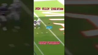 Josh Allen Evolution 2018-2022 #shorts #footballshorts #football #edit