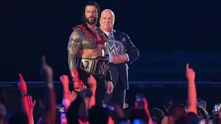 ROMAN REIGNS EXIT THEME (REF COUNT + CROWD BOOS) 2023