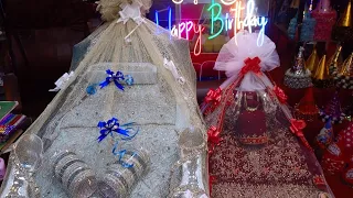 Bridal Packing | Sharara Packing | Gift basket | basket packing