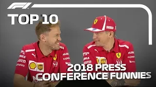 Top 10 Funniest Press Conference Moments Of 2018