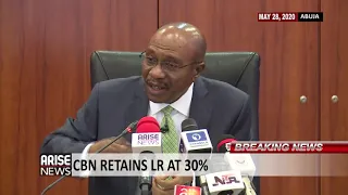 CBN Governor, Godwin Emefiele Adresses 12.5% MPR Reduction