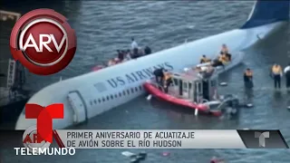 Aniversario del milagroso acuatizaje sobre el Río Hudson | Al Rojo Vivo | Telemundo