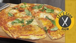 Как приготовить пиццу 4 сыра / Тесто для Пиццы (Pizza) [Let's Cook Show]