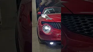 Nissan Juke Установили светодиодные модули матричного типа Diliht Parrot