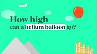 How high can a helium balloon go?