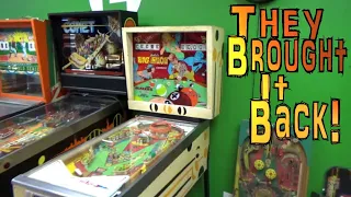 Customer Brought His BROKE Pinball Machine Back!  Gottlieb BIG SHOT Repair