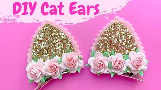 DIY Cat Ears Clips // Cat Ears Tutorial // Kitty Ears || Miss O Crafts