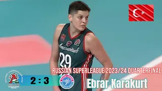 [Russian Superleague 2023/24 Quarter-final] [Lokomotiv vs Proton-Saratov] [Ebrar Karakurt]