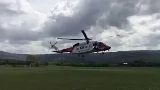 Glossop Mountain Rescue Team S-92 Training May 2016