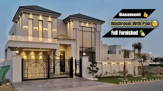 1 Kanal Full Furnished House For Sale in Lahore DHA | 1 kanal Luxury House Design | V-190